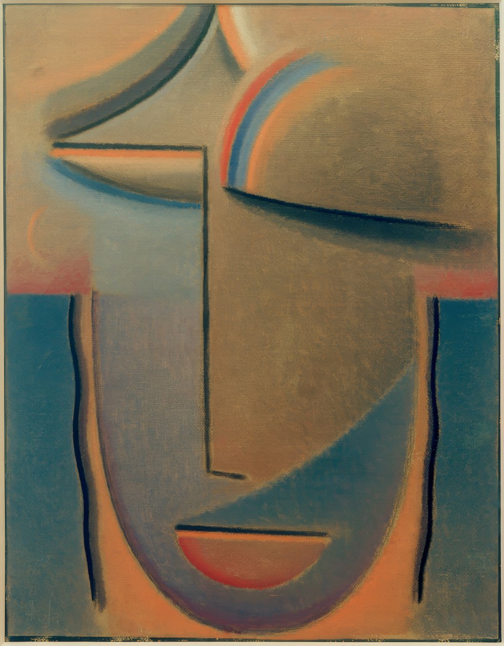 Abstrakter Kopf: Abend von Alexej von Jawlensky