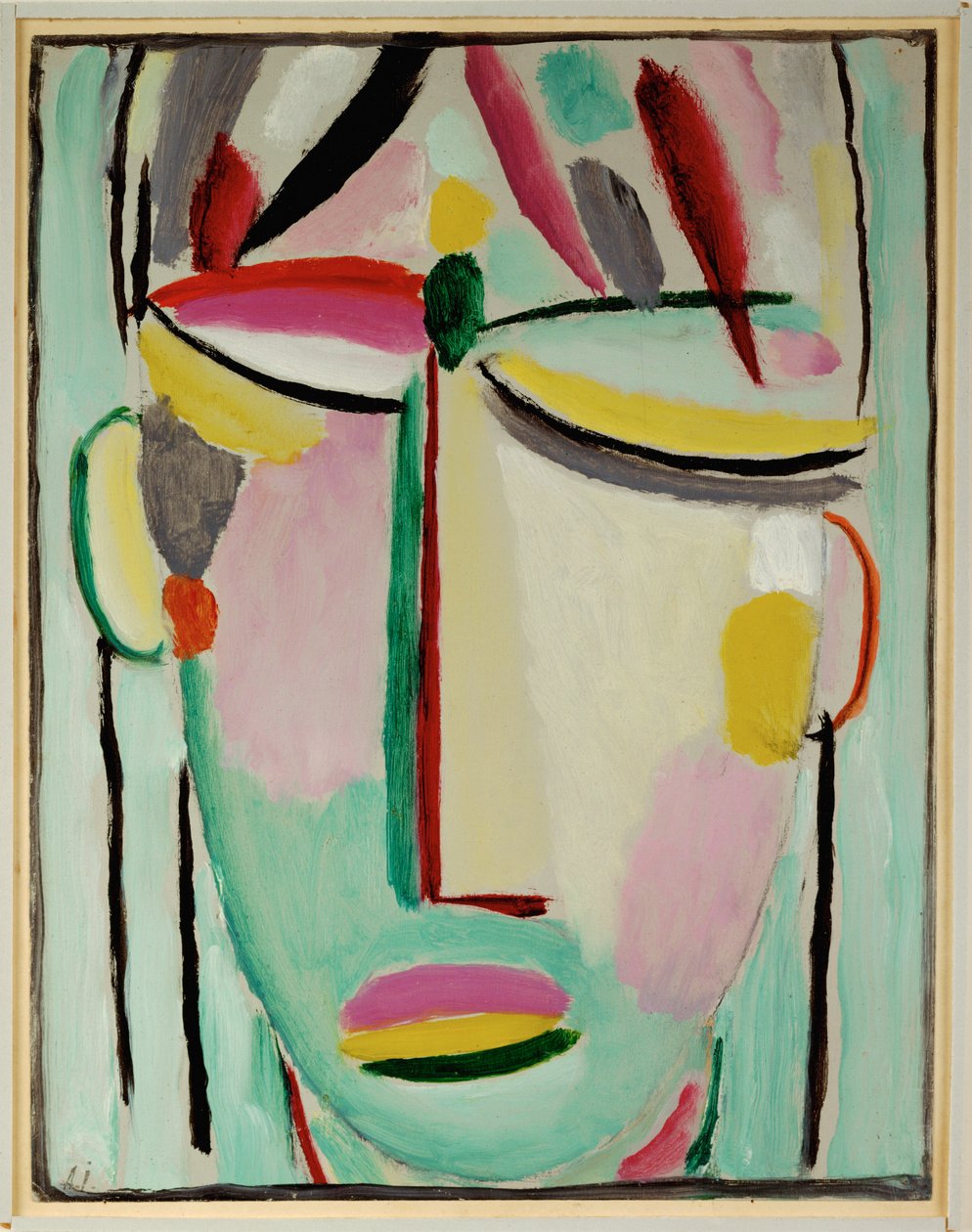 Gesicht des Erlösers - Tod II von Alexej von Jawlensky