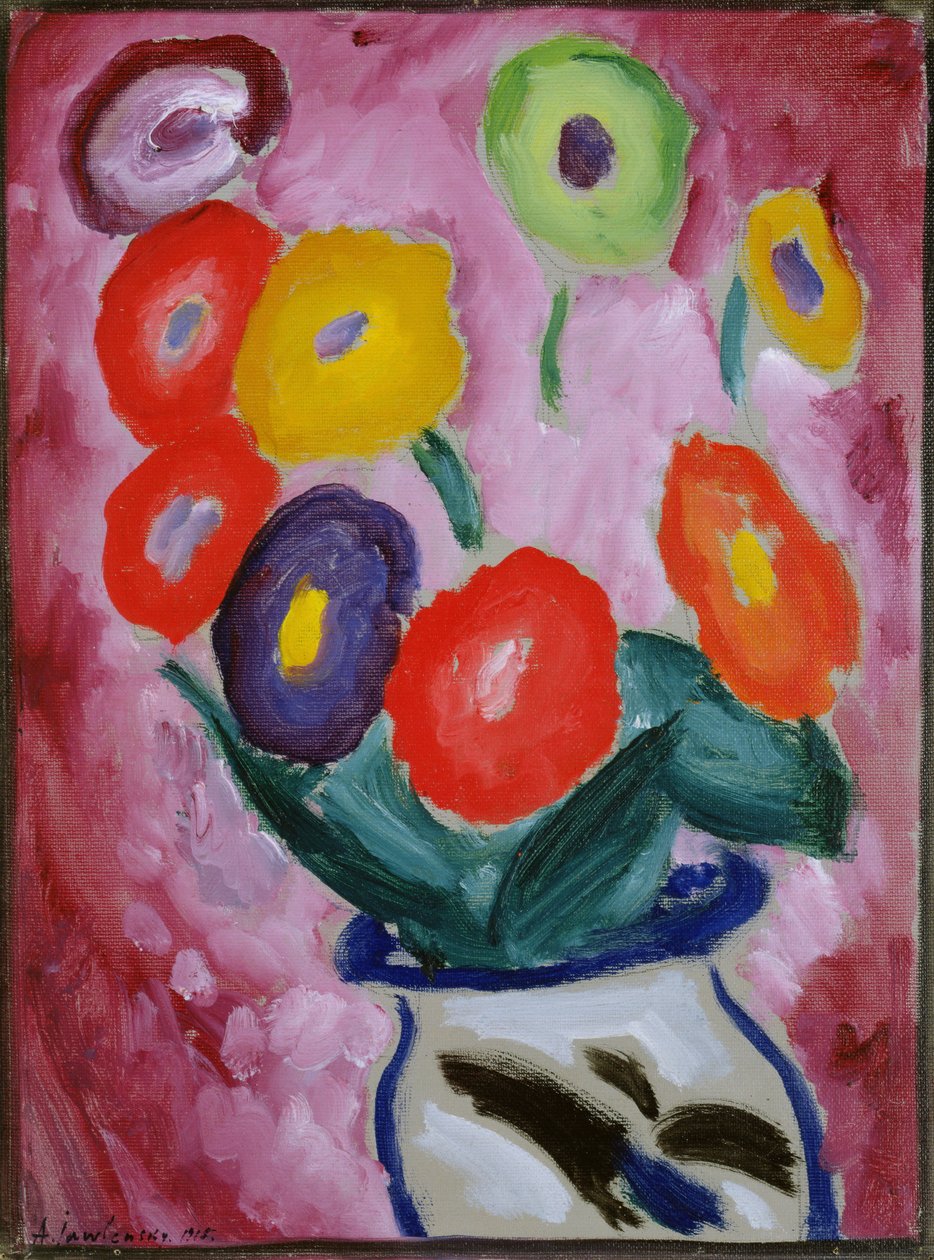 Blumenstillleben, 1915 von Alexej von Jawlensky