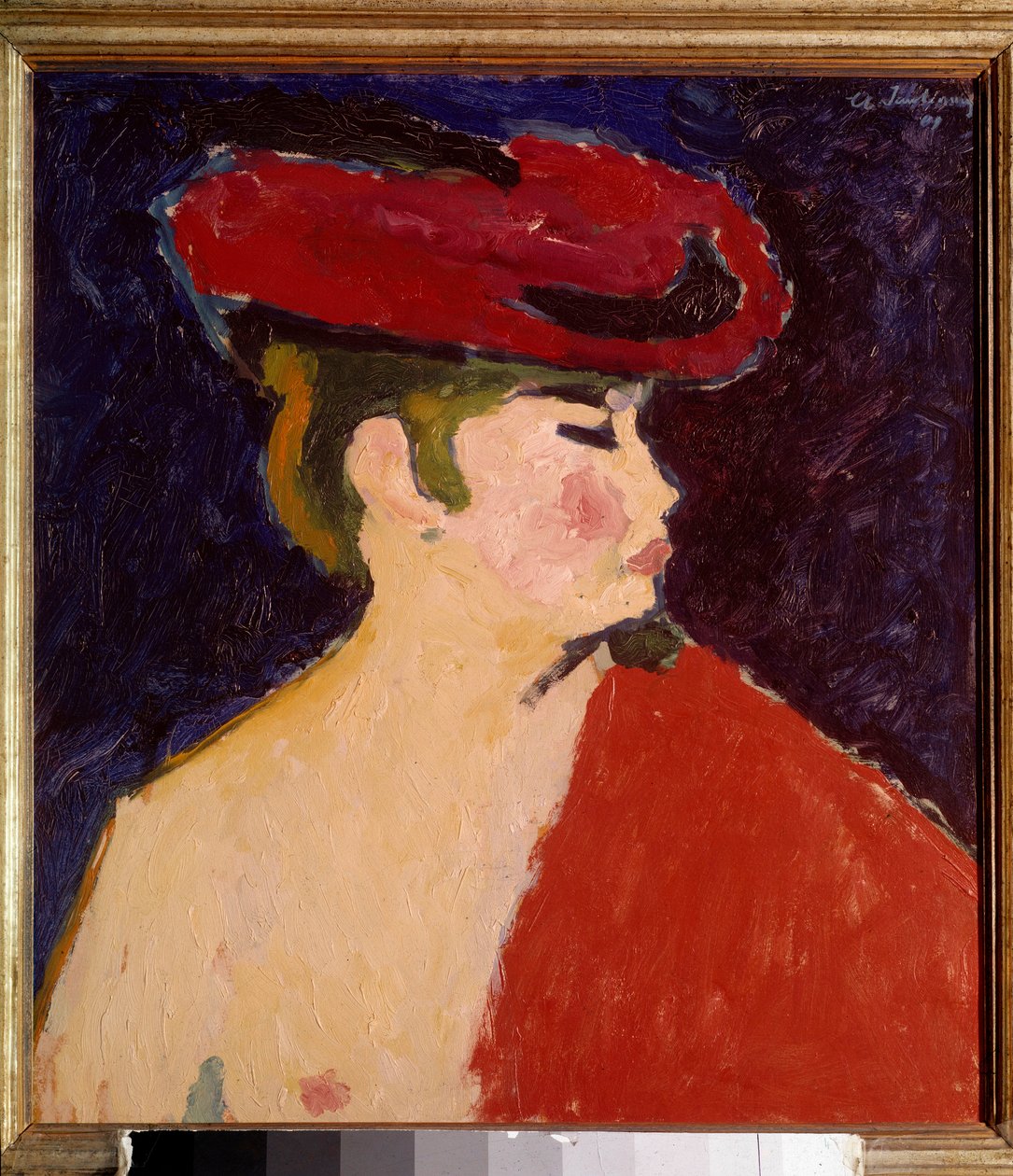 Der rote Schal von Alexej von Jawlensky