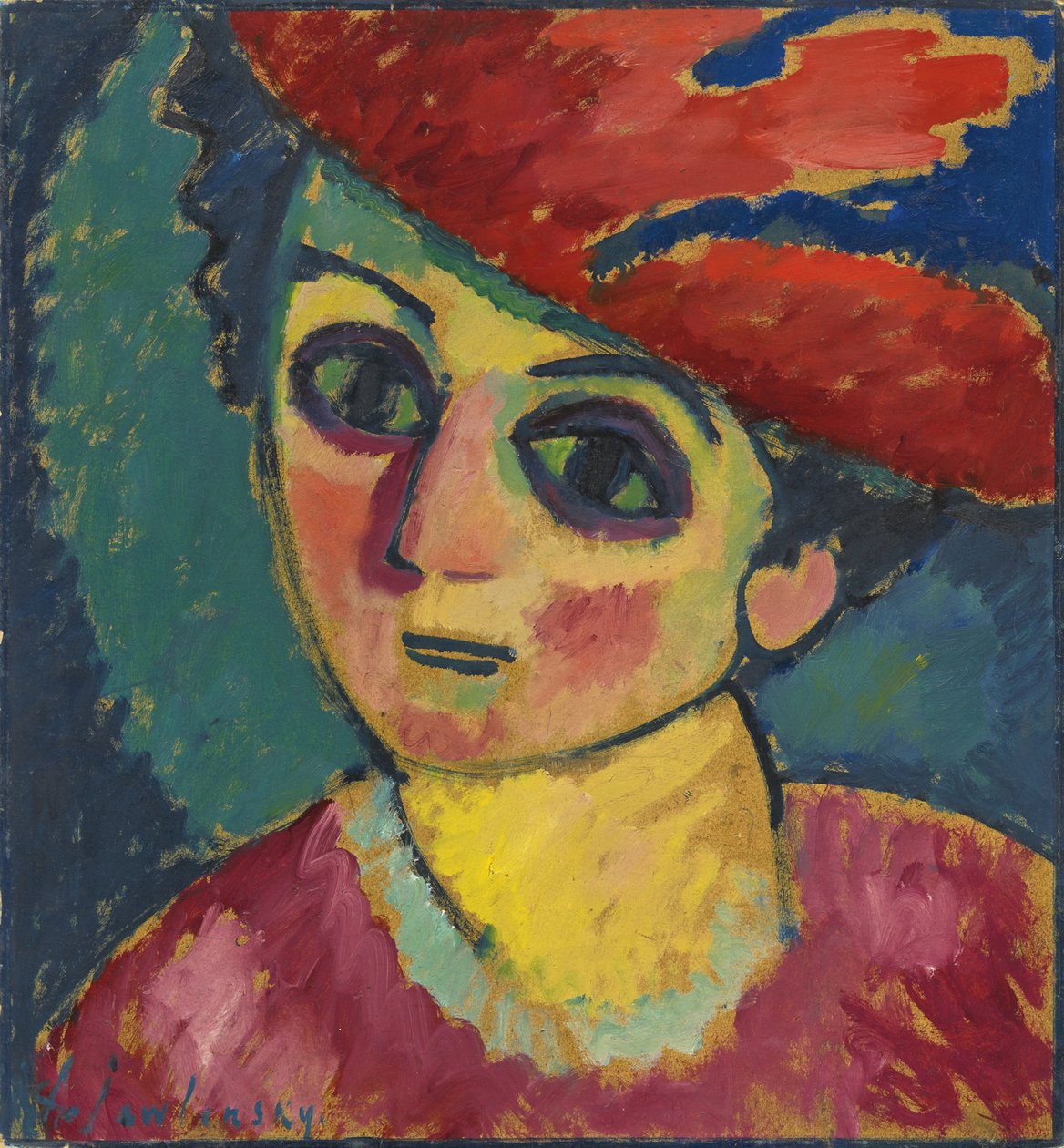 Roter Hut von Alexej von Jawlensky