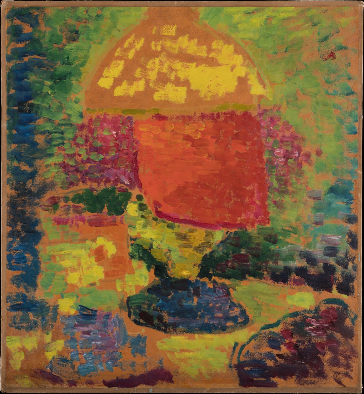 Stillleben mit Petroleumlampe von Alexej von Jawlensky