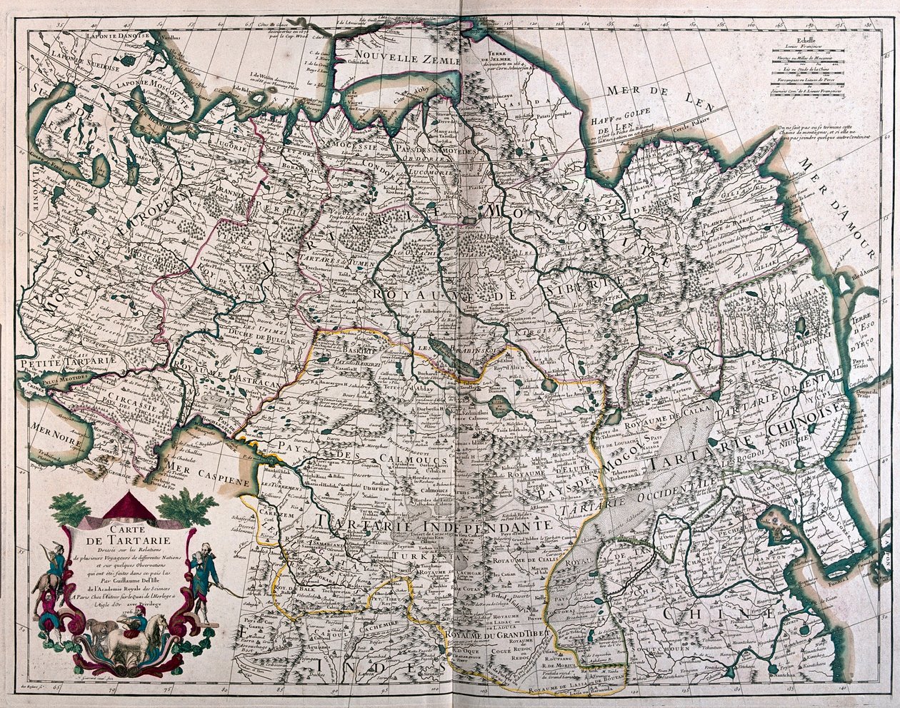 Reich von Russland und Tartarie - von A von Alexis Hubert Jaillot