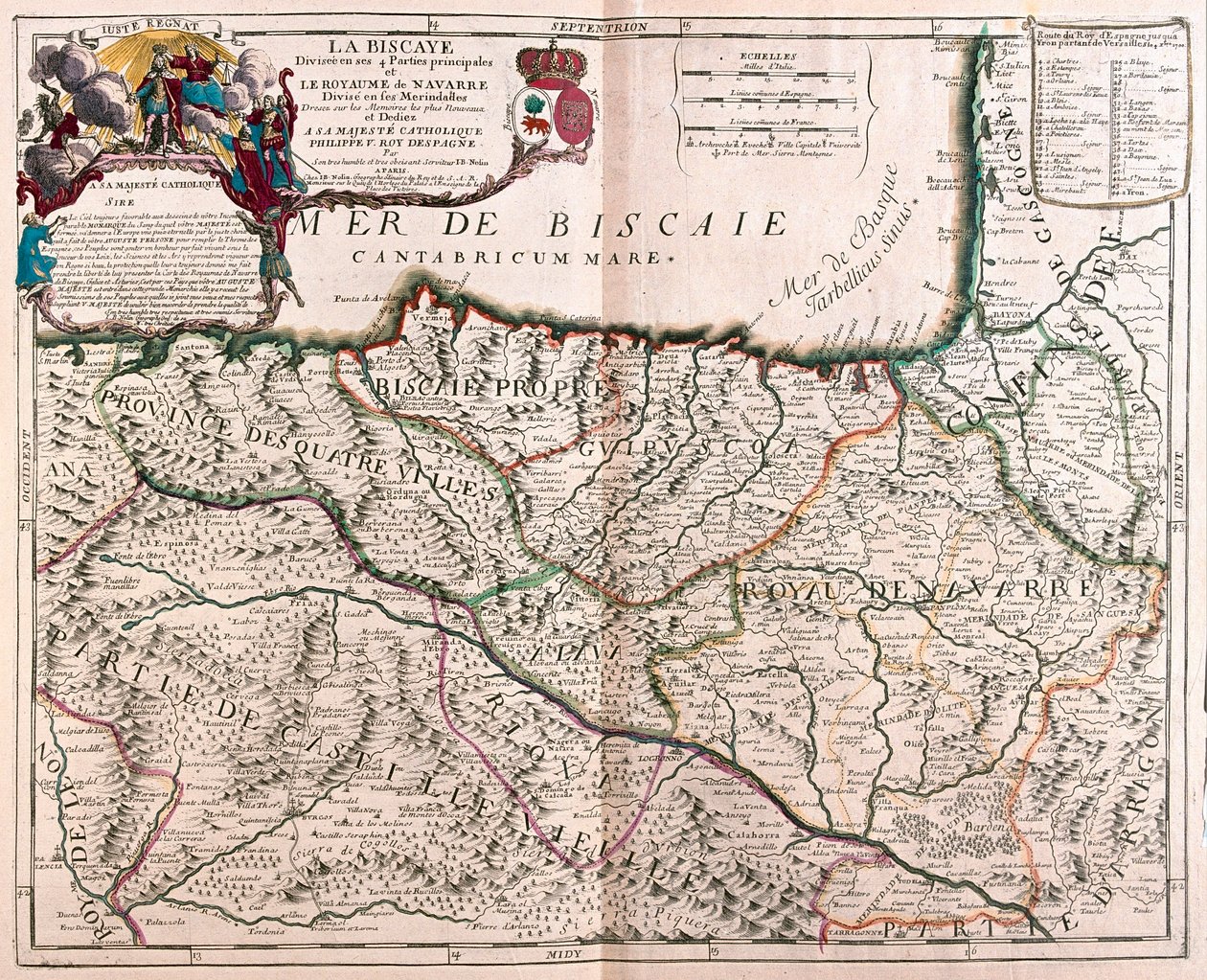 Golf von Biskaya und Navarra, Spanien von Alexis Hubert Jaillot