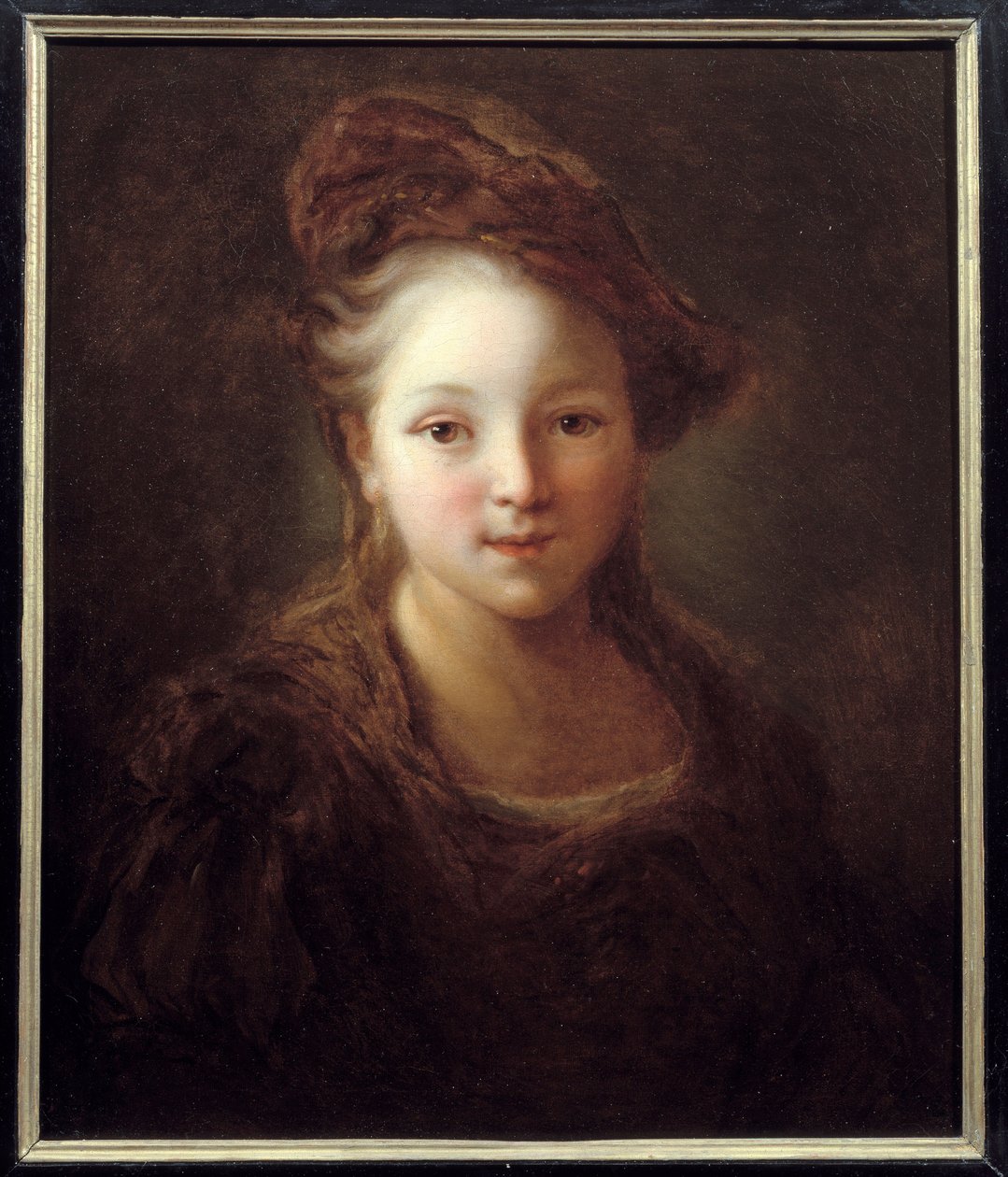 Porträt eines jungen Mädchens von Alexis Grimoux