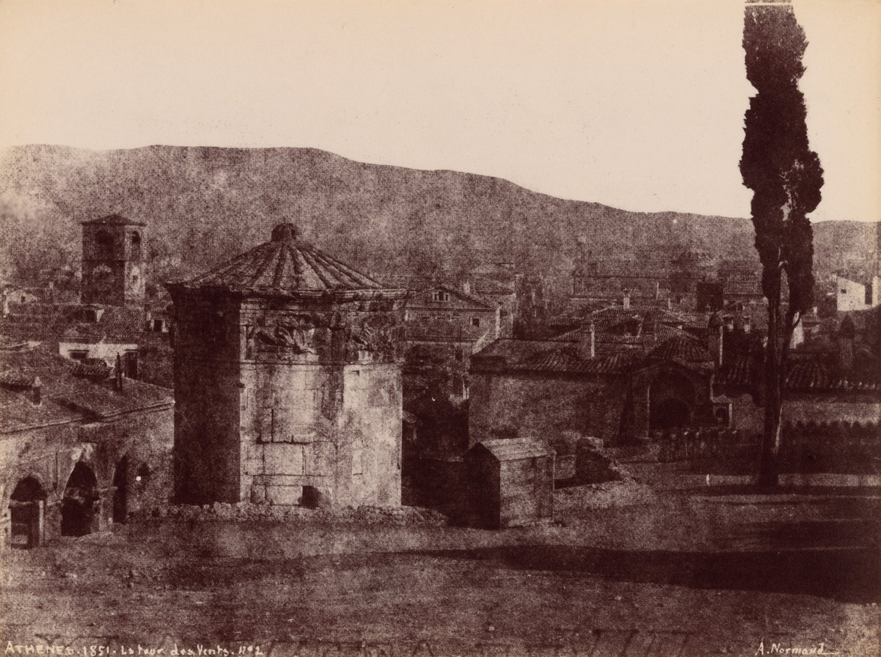 Der Turm der Winde, Athen von Alfred Nicolas Normand