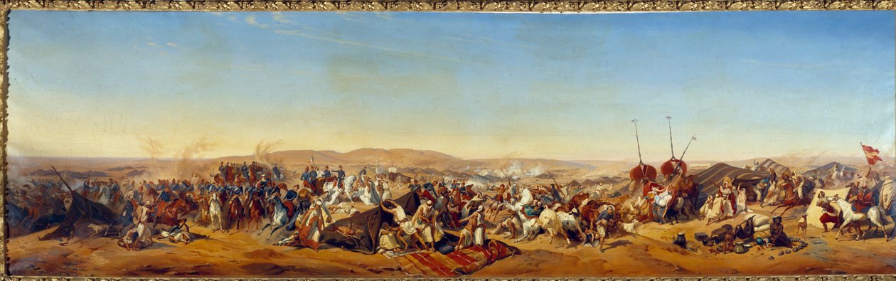 Eroberung Algeriens (1830-1847): „Eroberung der Smalah von Abd el Kader durch den Herzog von Aumale in Taguin von Alfred Charles Ferdinand Decaen