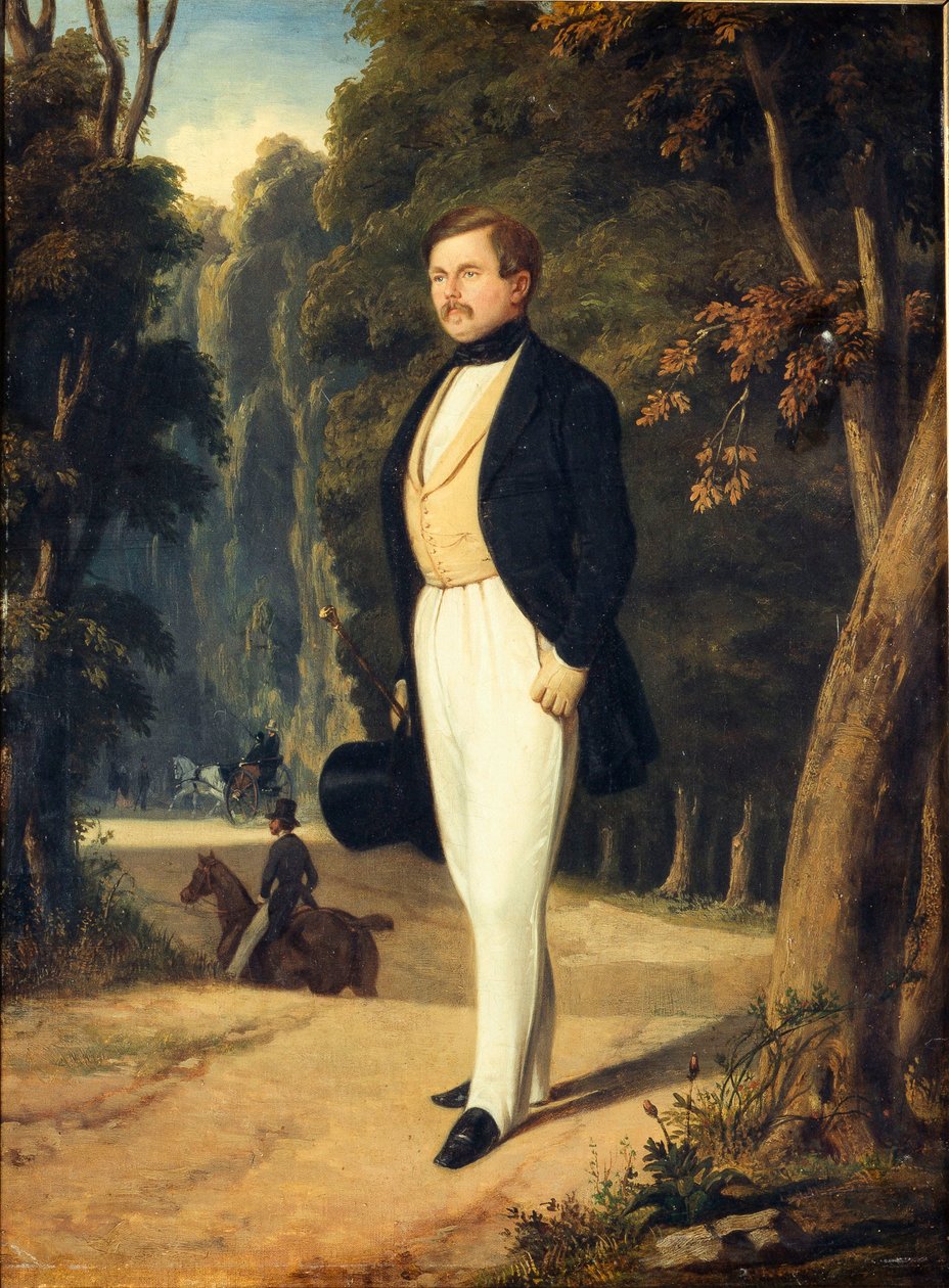 Porträt von Augustin Grisier 1791-1865, um 1840 von Alfred De Dreux