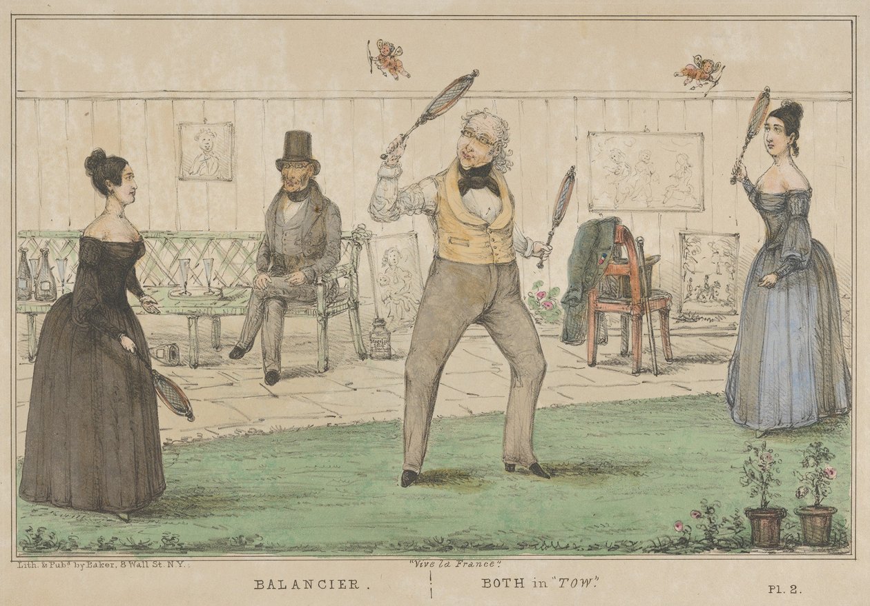 Vive la France, Balancier, beide im Schlepptau von Alfred E. Baker