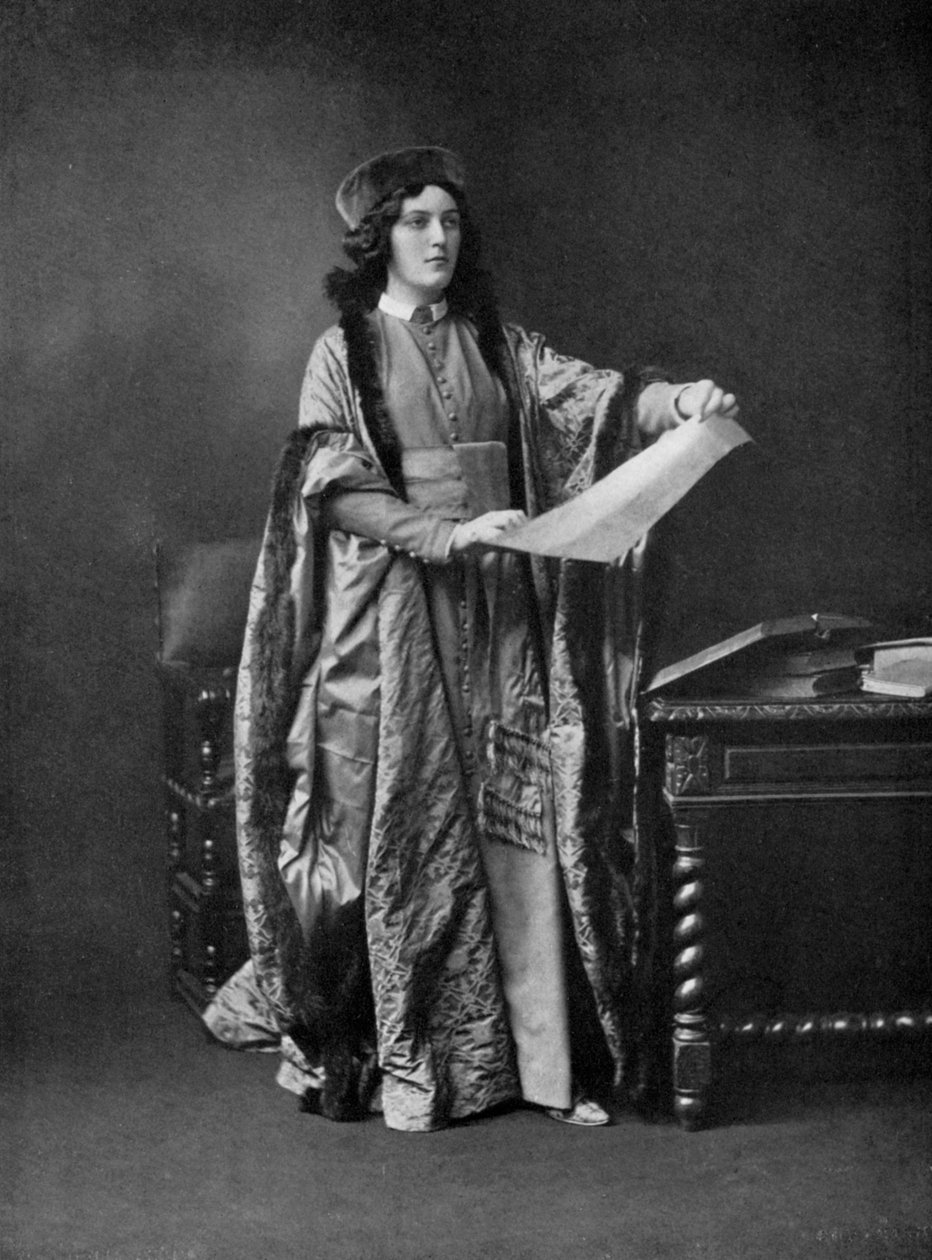 Amy Brandon Thomas 1890-1974, englische Schauspielerin, 1911-1912 von Alfred Ellis and Walery