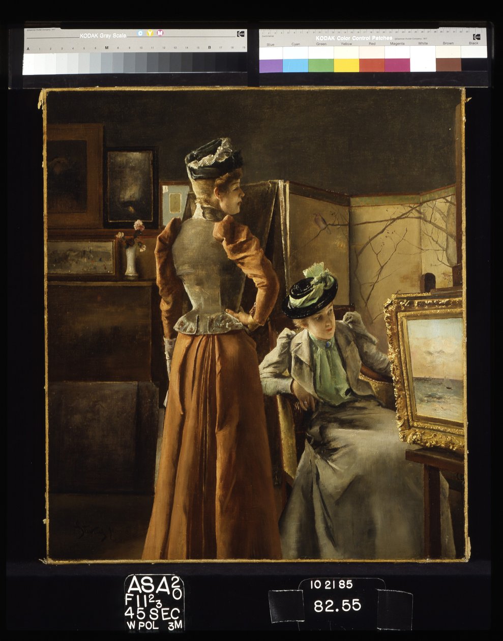 Besuch im Atelier von Alfred Emile Stevens