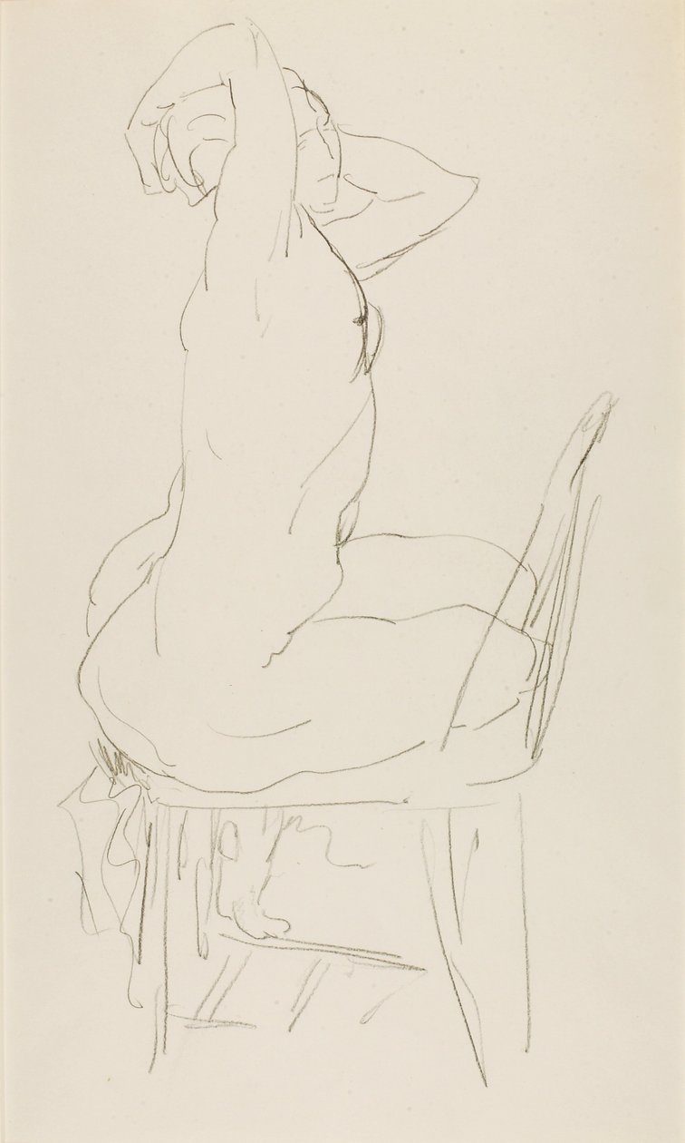 Sitzender Akt von Alfred H. Maurer
