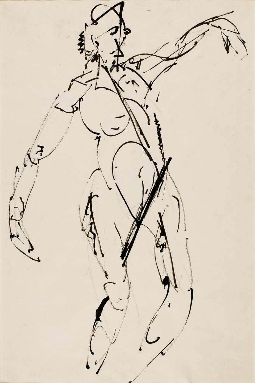 Stehender Akt von Alfred H. Maurer