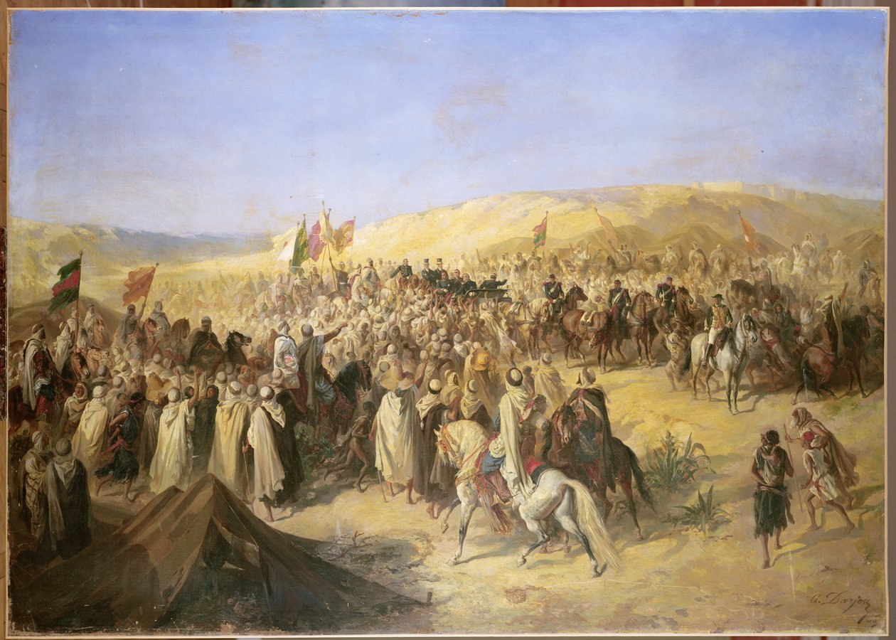 Napoleon III (1808-73) in Algerien, 21. Mai 1865 von Alfred Henri Darjou