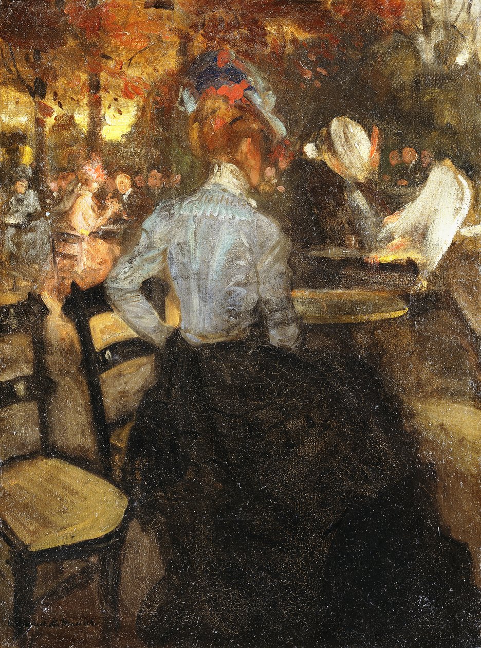 Das Café, ca. 1900 von Alfred Henry Maurer