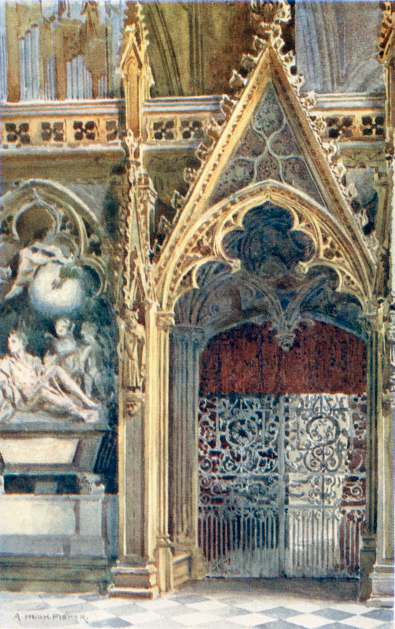 Die Krönungskirche: Westminster Abbey von Alfred Hugh Fisher