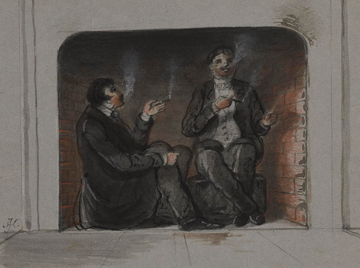 Zigarrenraucher von Alfred Jacob Miller