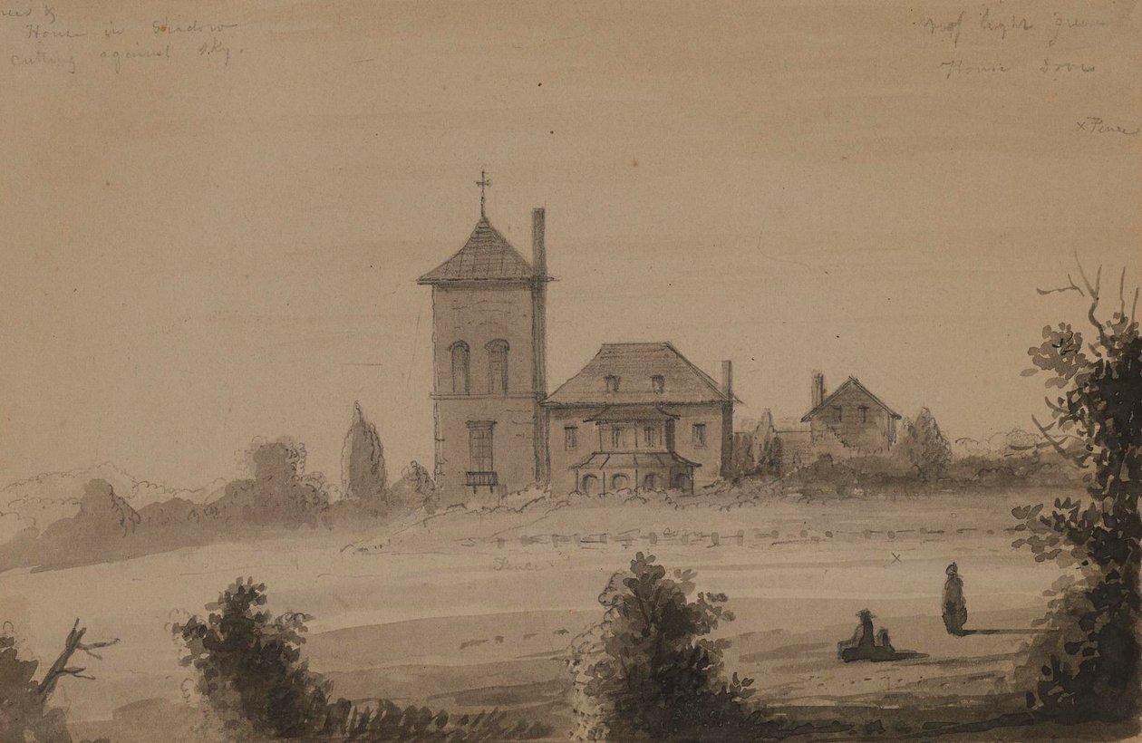 Landhaus von Reverdy Johnson von Alfred Jacob Miller