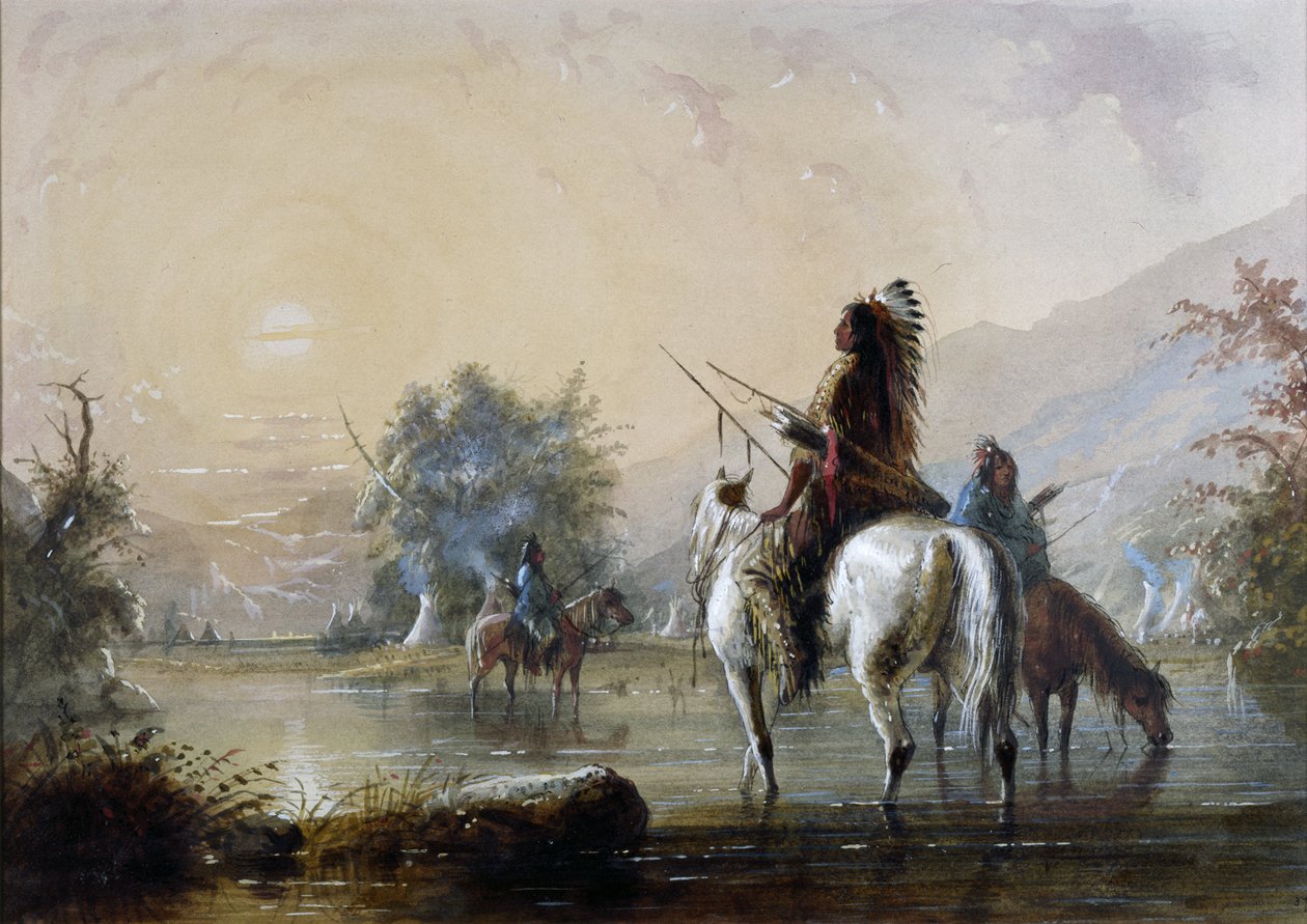 Krähenlager von Alfred Jacob Miller