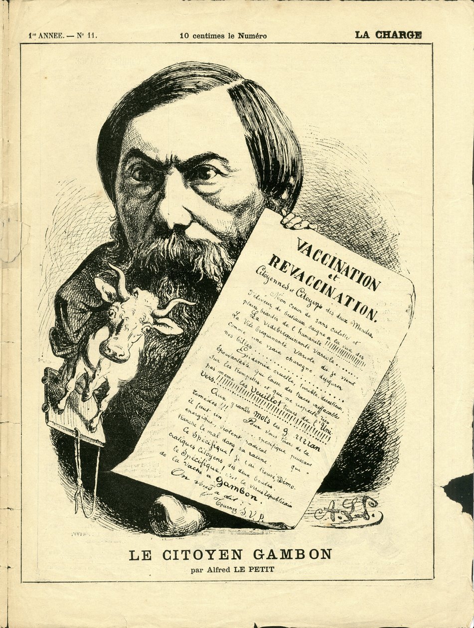 Illustration von Alfred Le Petit (1841-1909) in La Charge (1870), Nr. 11 von Alfred Le Petit