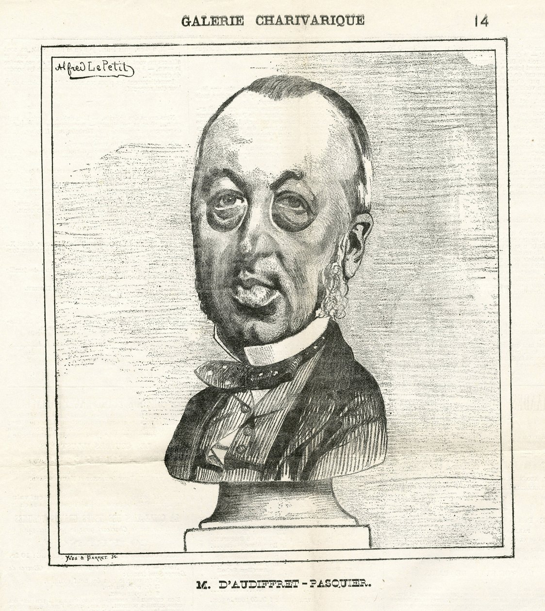 Illustration von Alfred Le Pete (1841-1909) in Le Charivari von Alfred Le Petit
