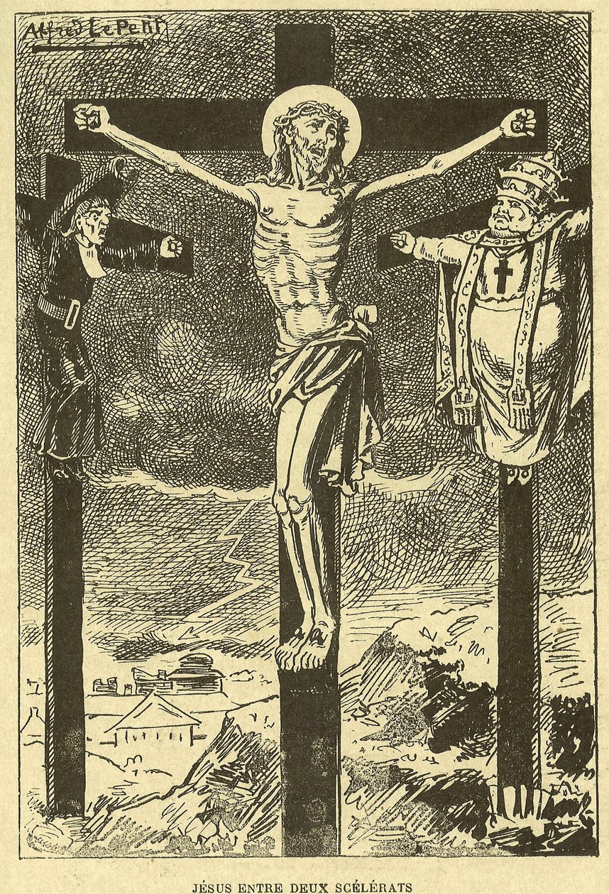 Illustration von Alfred Le Petit (1841-1909) in Gros-Jean und sein Pfarrer von Alfred Le Petit