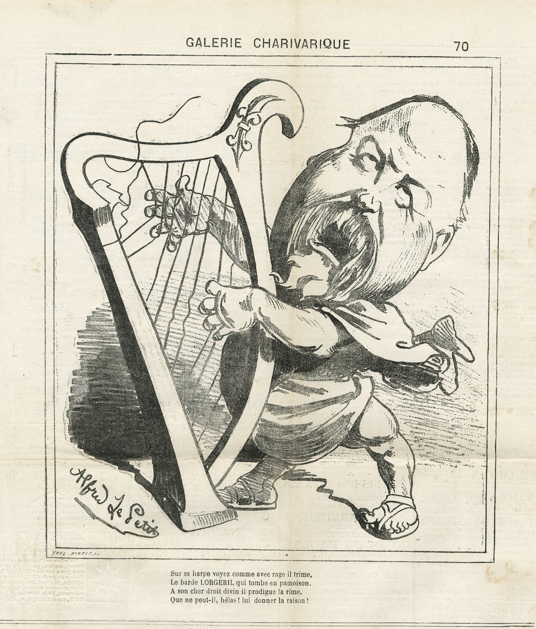 Illustration von Alfred Le Pete (1841-1909) in Le Charivari von Alfred Le Petit