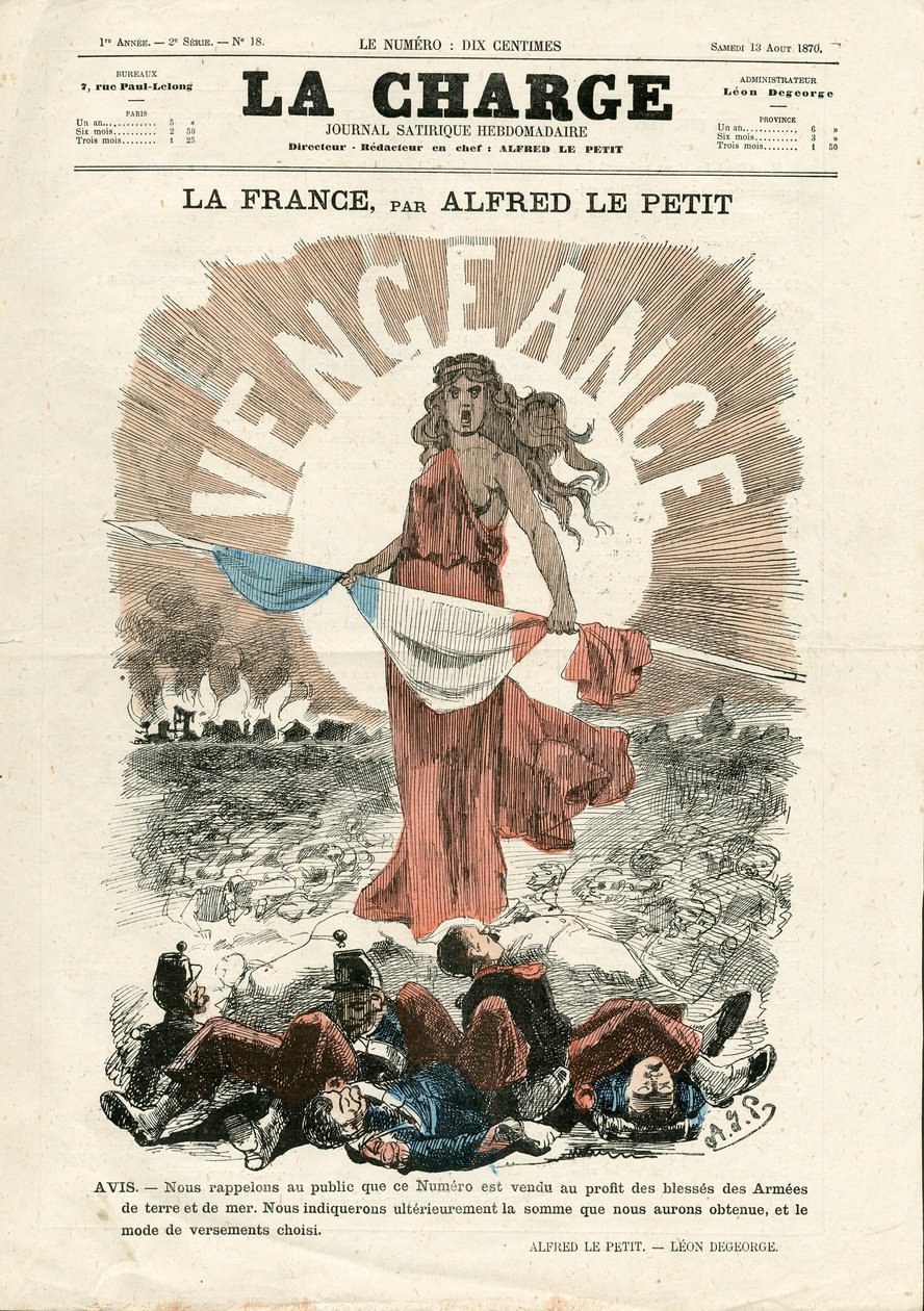 La Charge (1870), Nummer 18, Satirique en Couleurs von Alfred Le Petit