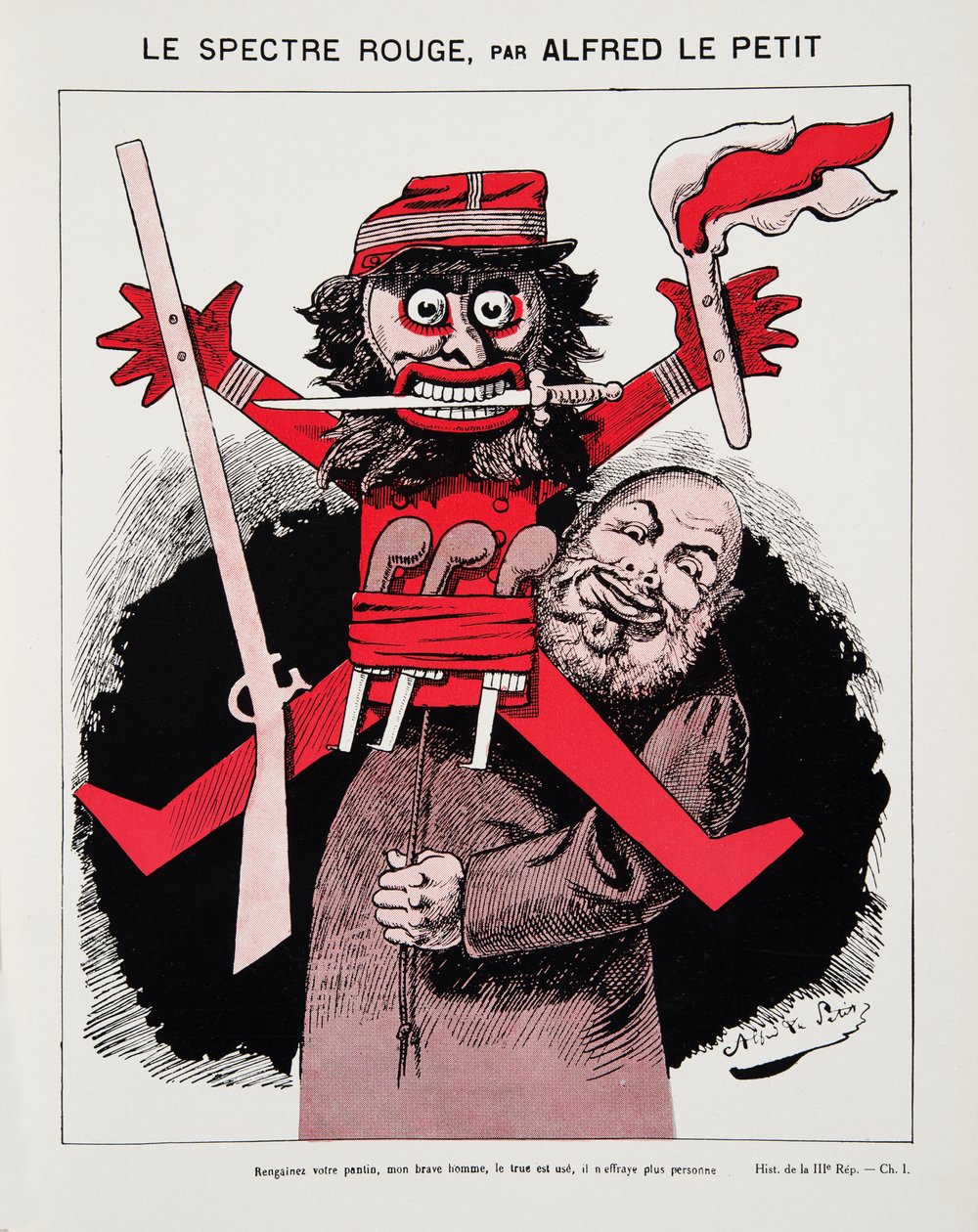 Le Spectre Rouge, aus Histoire de la Troisieme Republique, Bd. I, l