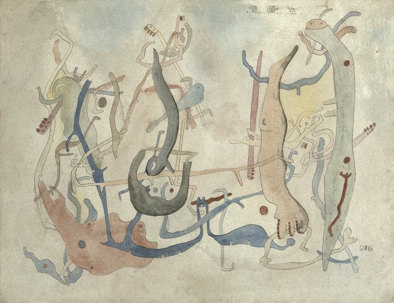 Imaginäre Formen, ca. 1939/40 von Alfred Otto Wolfgang Schulze Wols