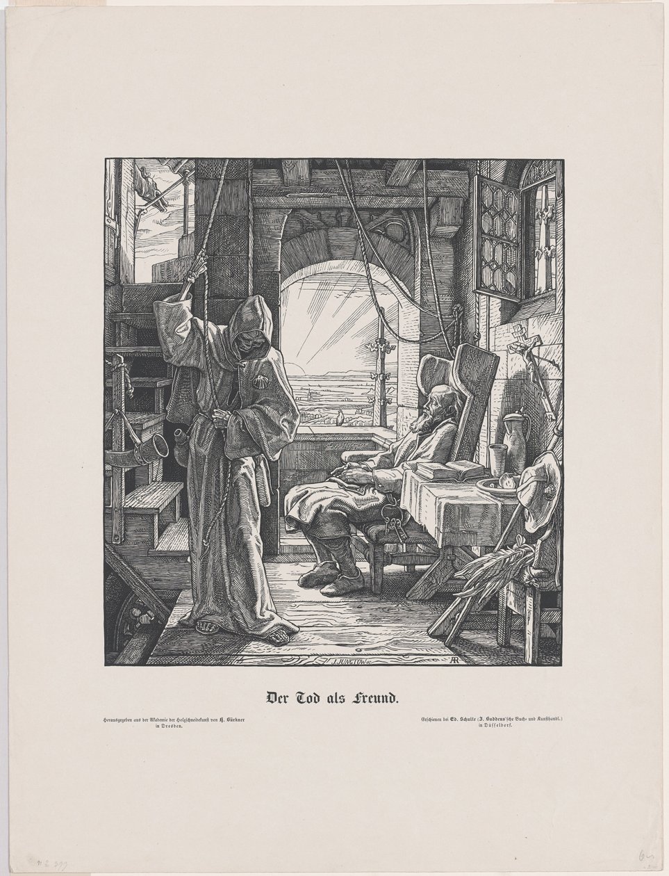 Der Tod als Freund von Alfred Rethel