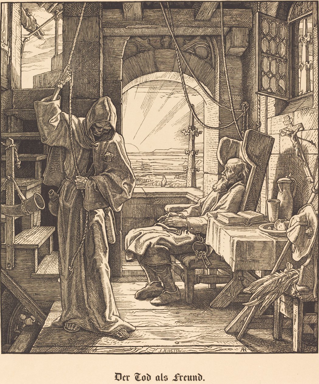 Der Tod als Freund von Alfred Rethel