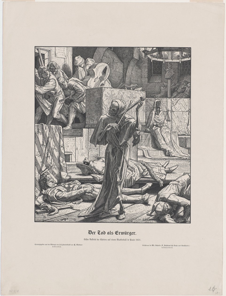 Der Tod als Freund von Alfred Rethel