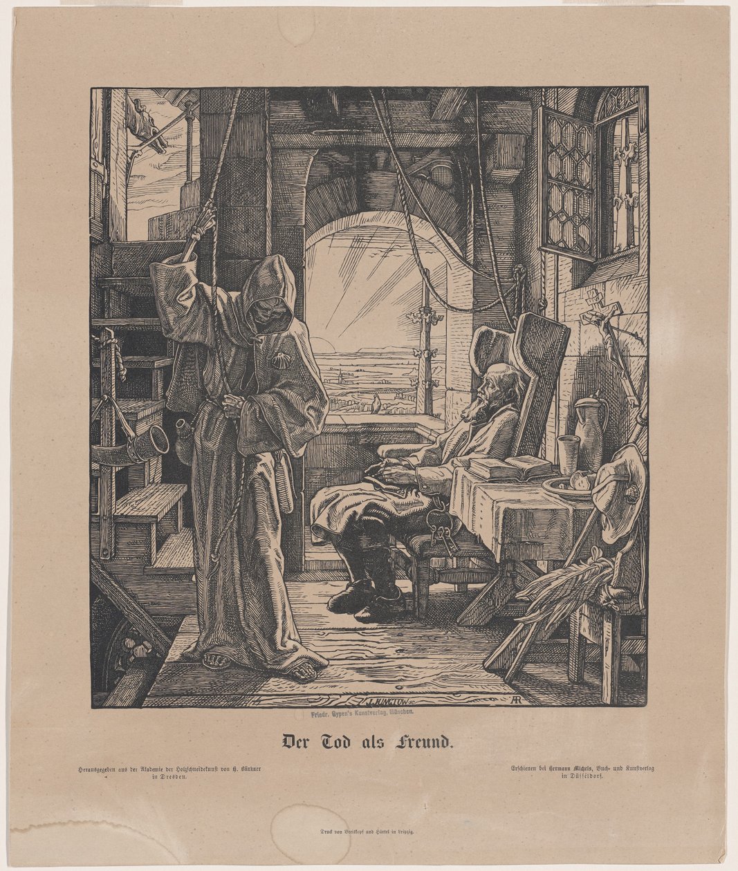Der Tod als Freund von Alfred Rethel