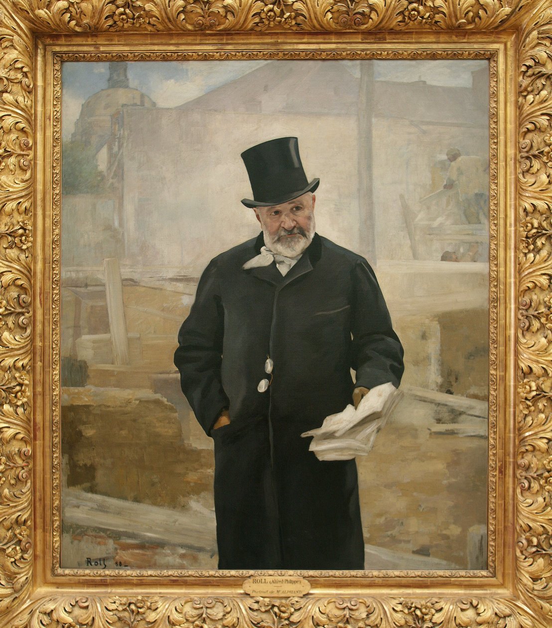 Porträt von Adolphe Alphand (1817-1891), 1888 von Alfred Roll