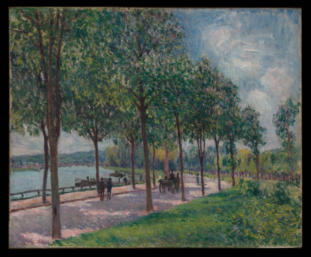 Allee der Kastanienbäume von Alfred Sisley