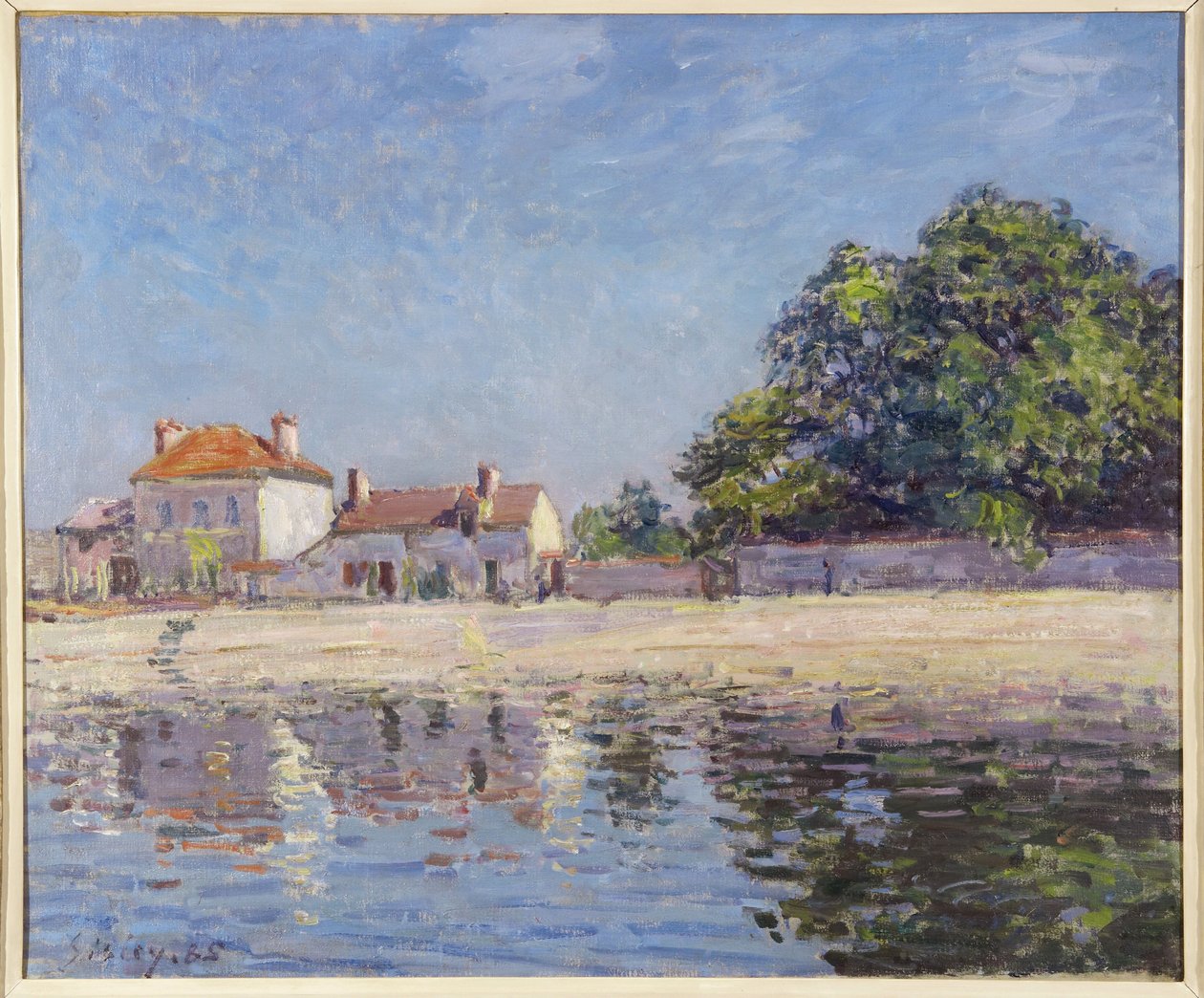 Ufer des Loing, Saint-Mammès von Alfred Sisley