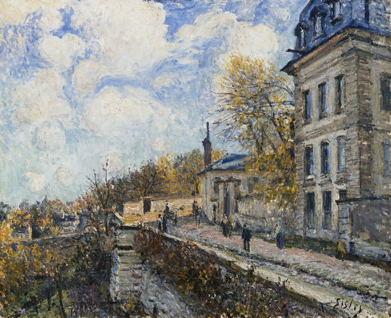 Fabrik in Sevres von Alfred Sisley