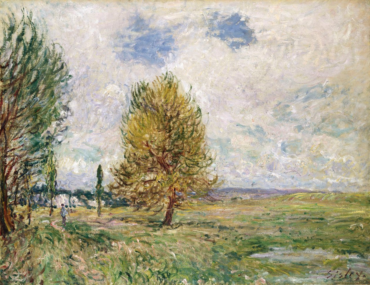 La Plaine de Veneux-Nadon, 1881 von Alfred Sisley