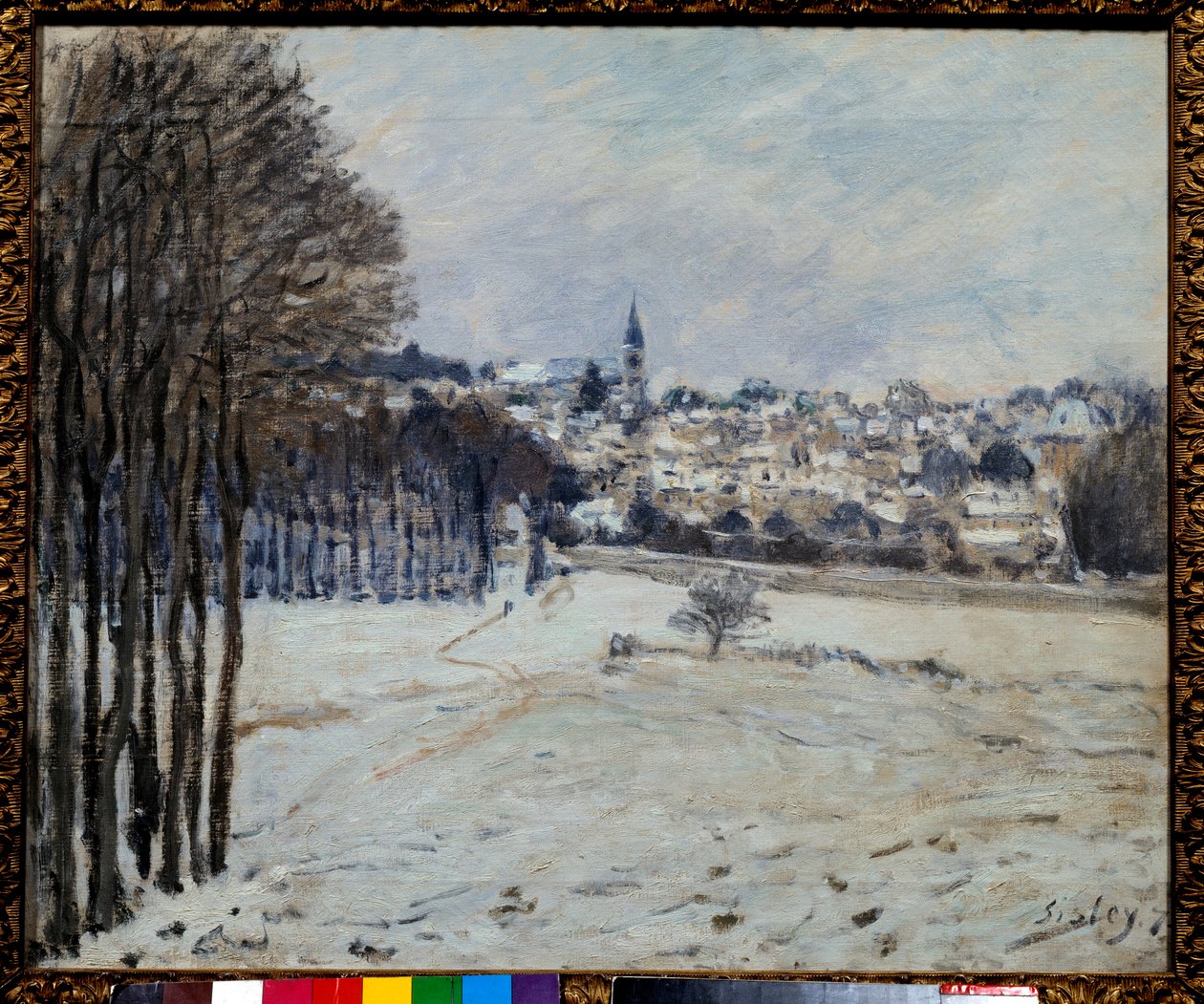 Der Schnee in Marly von Alfred Sisley
