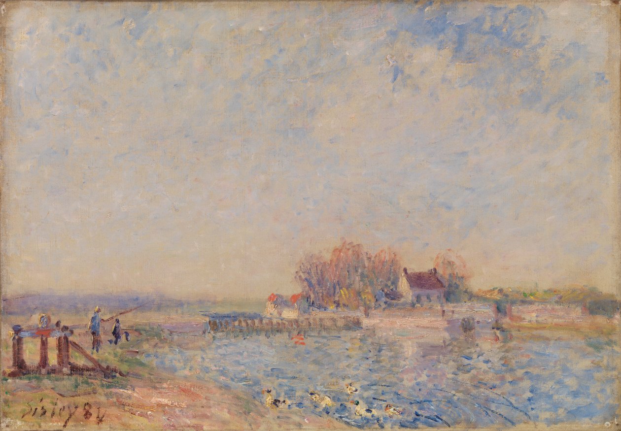 Saint Mammès–Loing-Kanal von Alfred Sisley