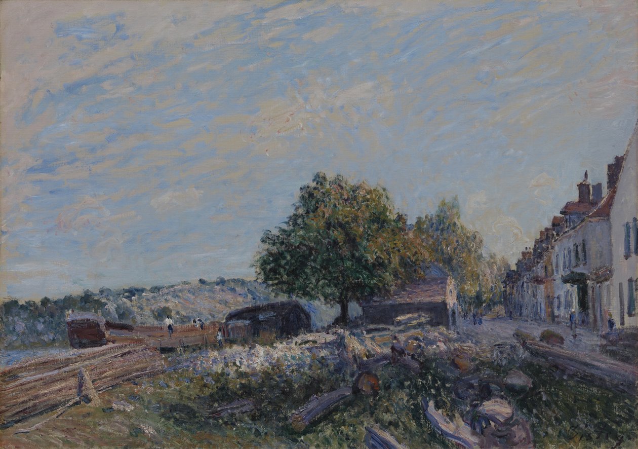 Saint Mammès-Morgen von Alfred Sisley