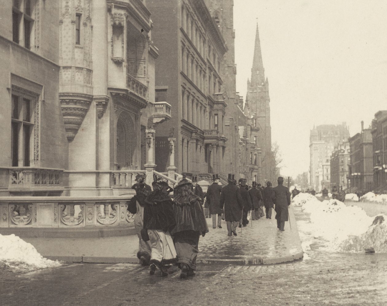 Ein Sonntagmorgen, New York von Alfred Stieglitz