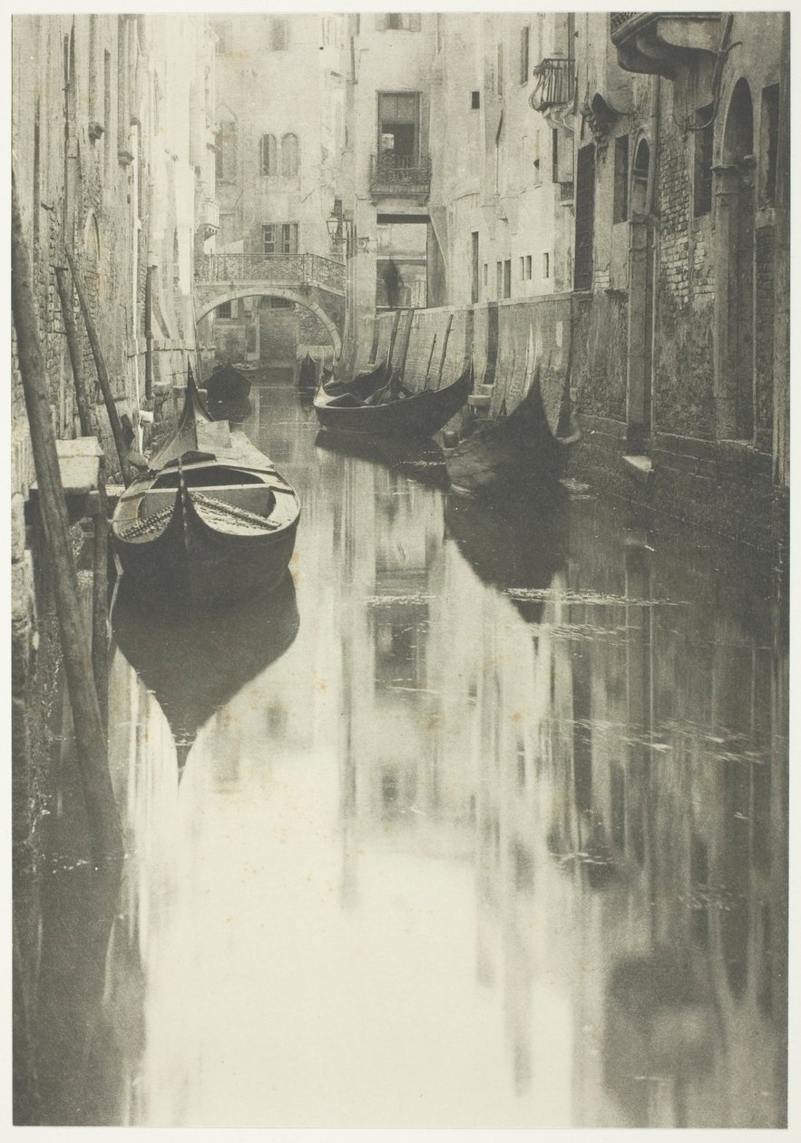 Ein venezianischer Kanal von Alfred Stieglitz