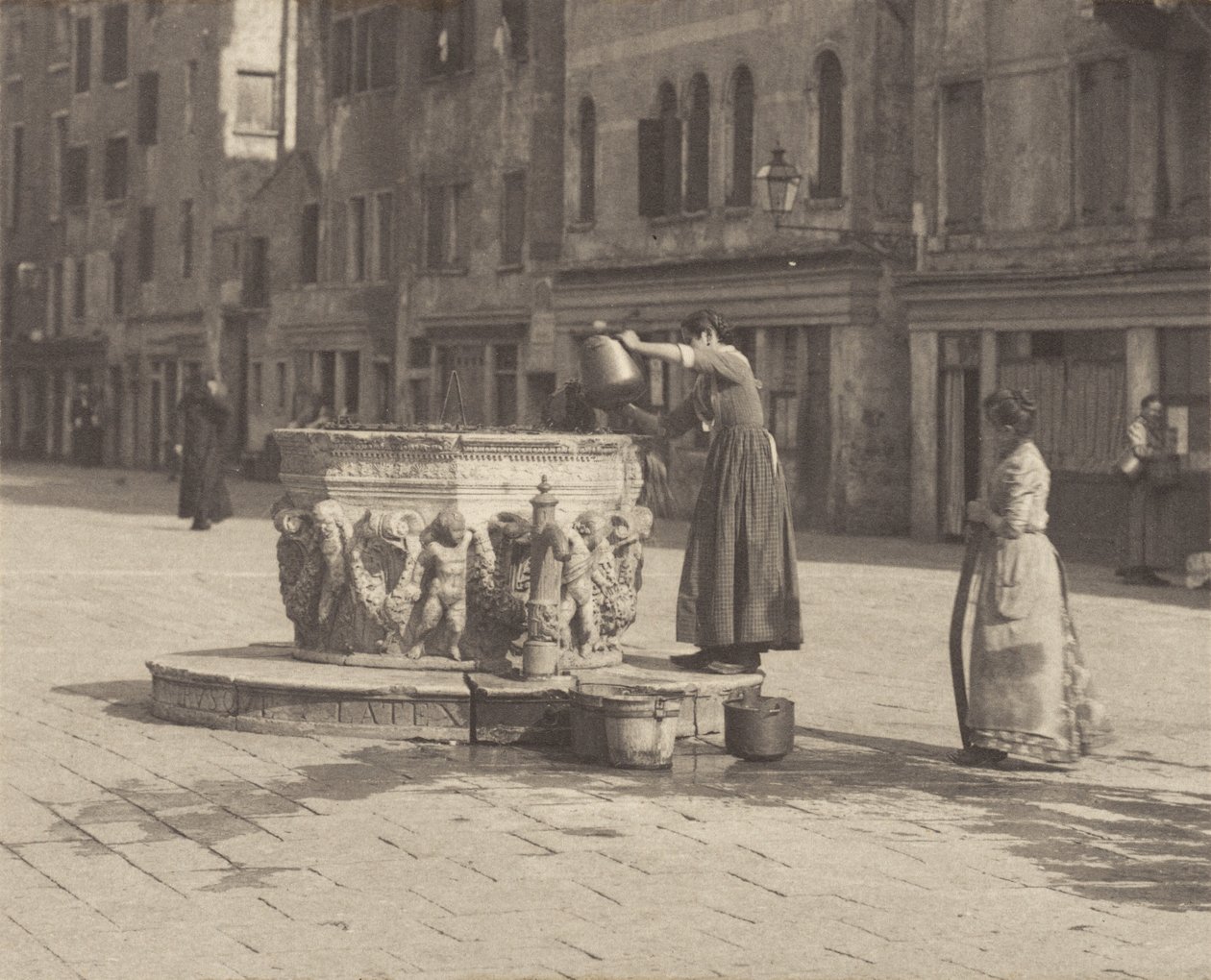 Ein venezianischer Brunnen von Alfred Stieglitz