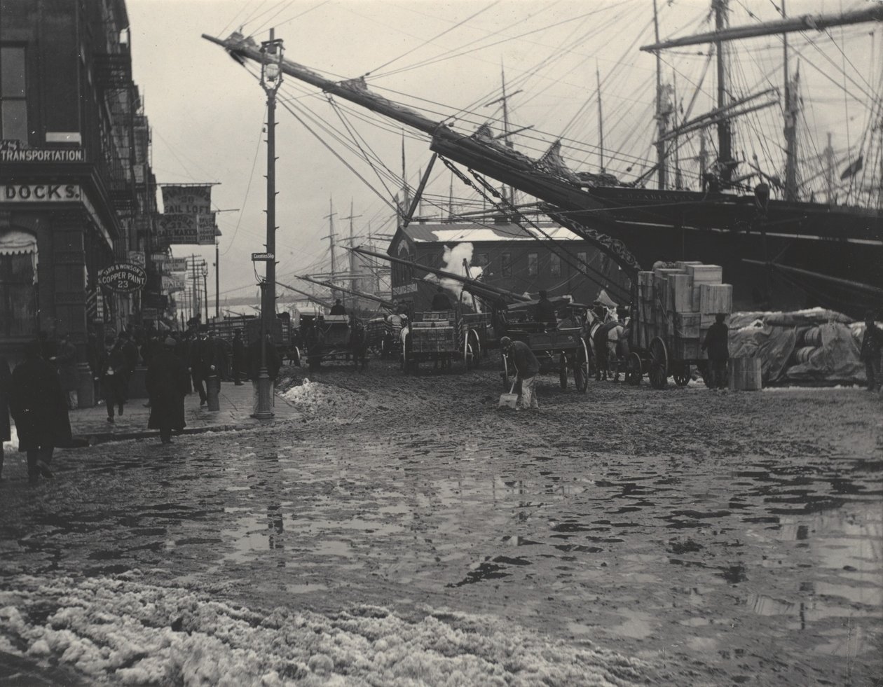 Coenties Slip von Alfred Stieglitz