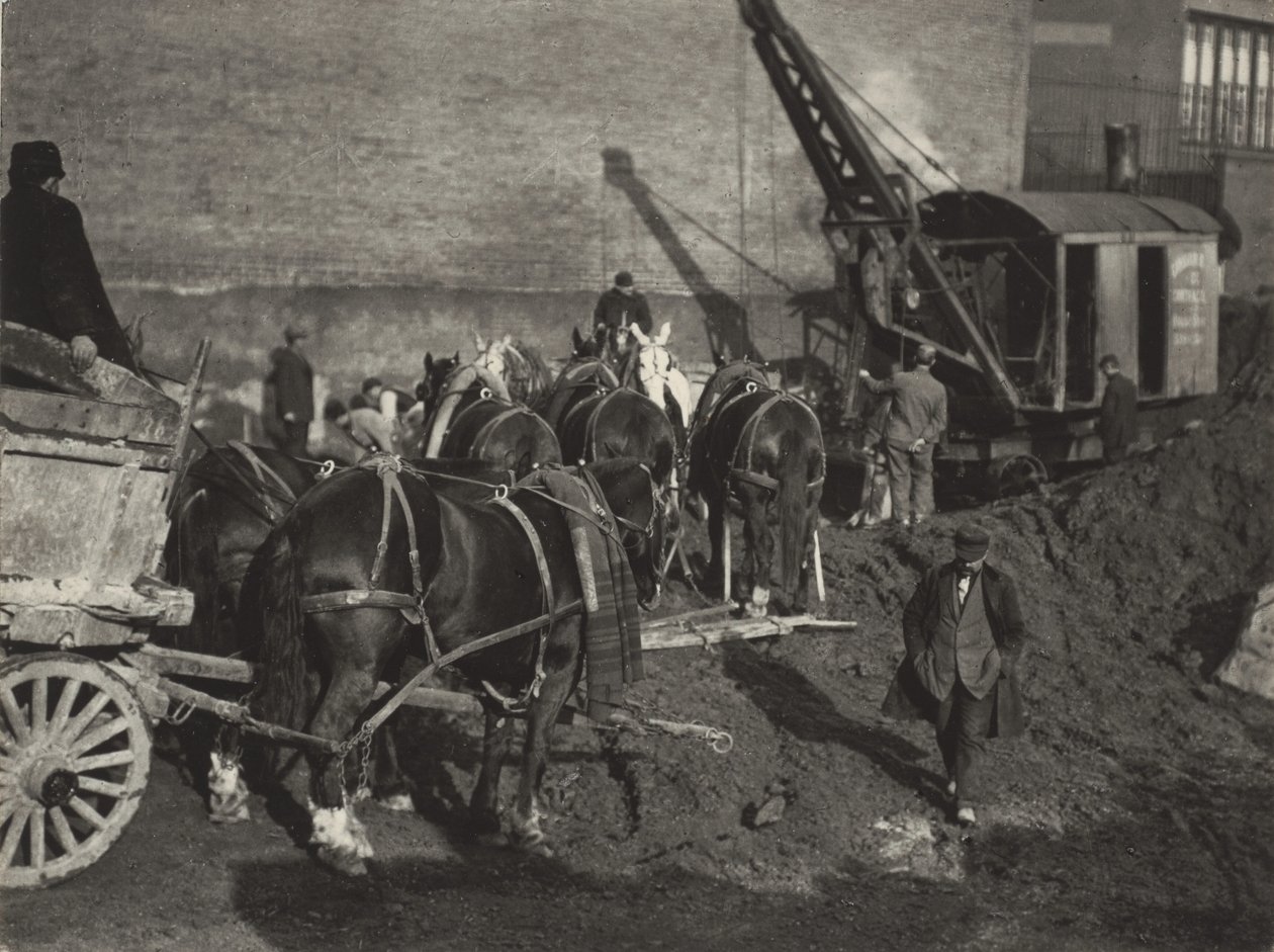 Ausgrabungsarbeiten, New York von Alfred Stieglitz