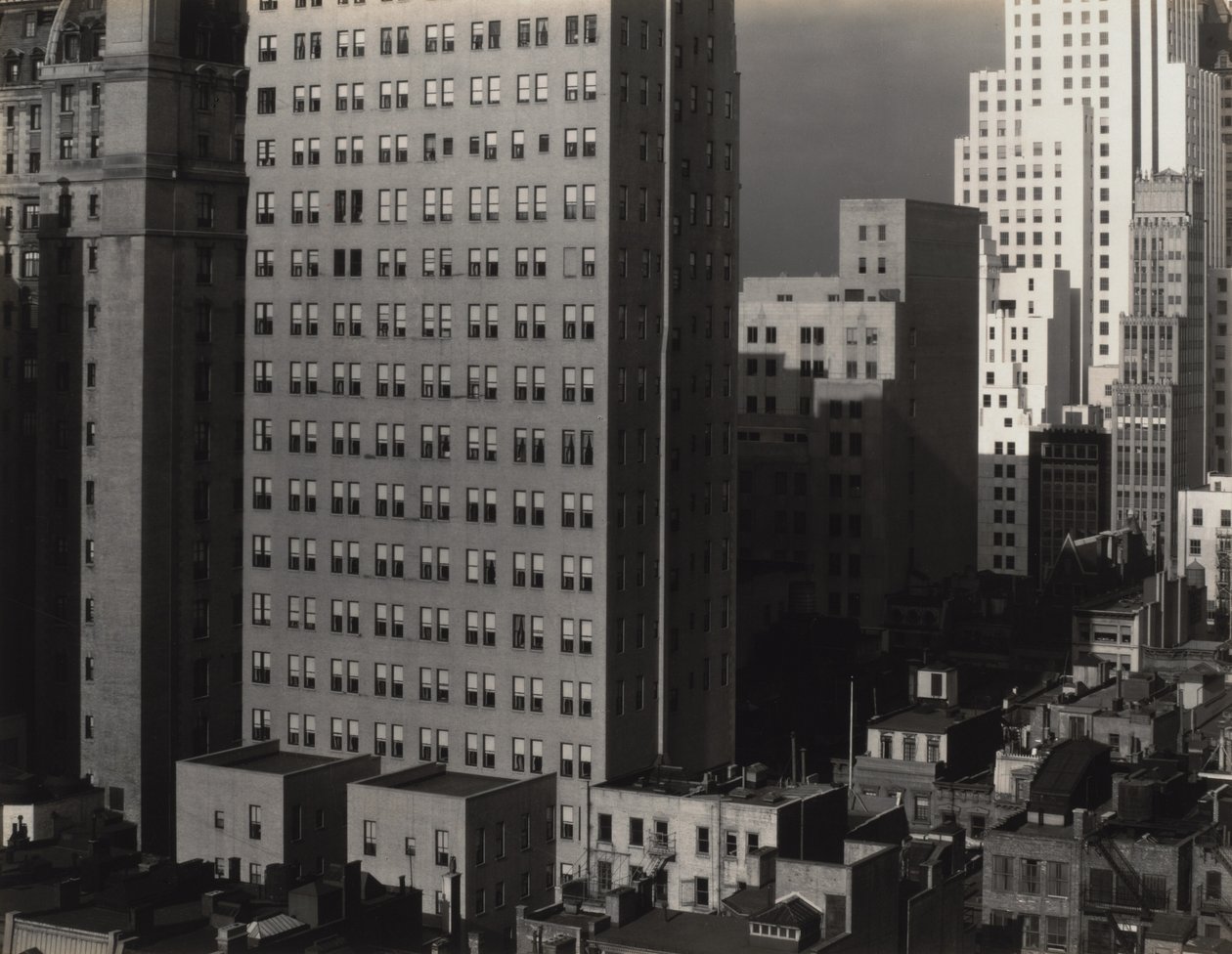 Von meinem Fenster bei An American Place, Norden von Alfred Stieglitz