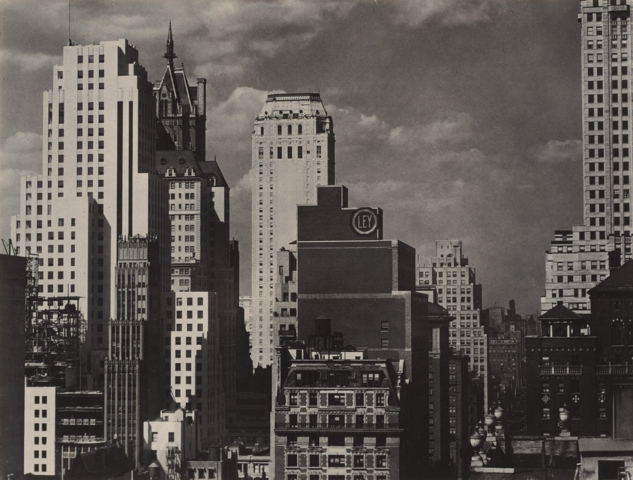 Von meinem Fenster bei An American Place, Norden von Alfred Stieglitz