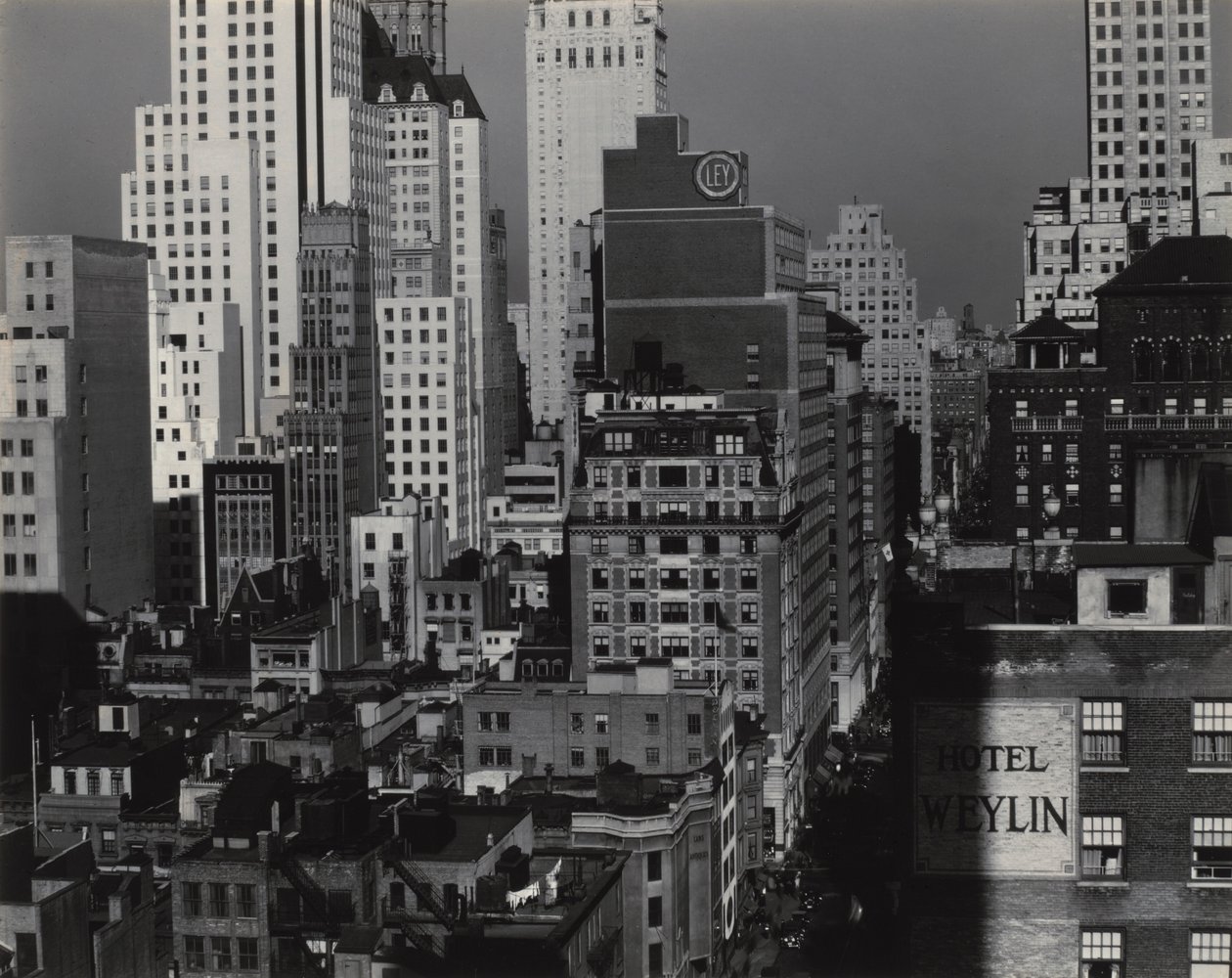 Von meinem Fenster bei An American Place, Norden von Alfred Stieglitz